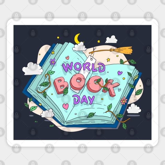 World Book Day Magnet by Mako Design 